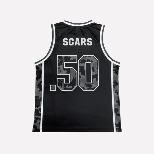 BLACK CAMO SCARS JERSEY