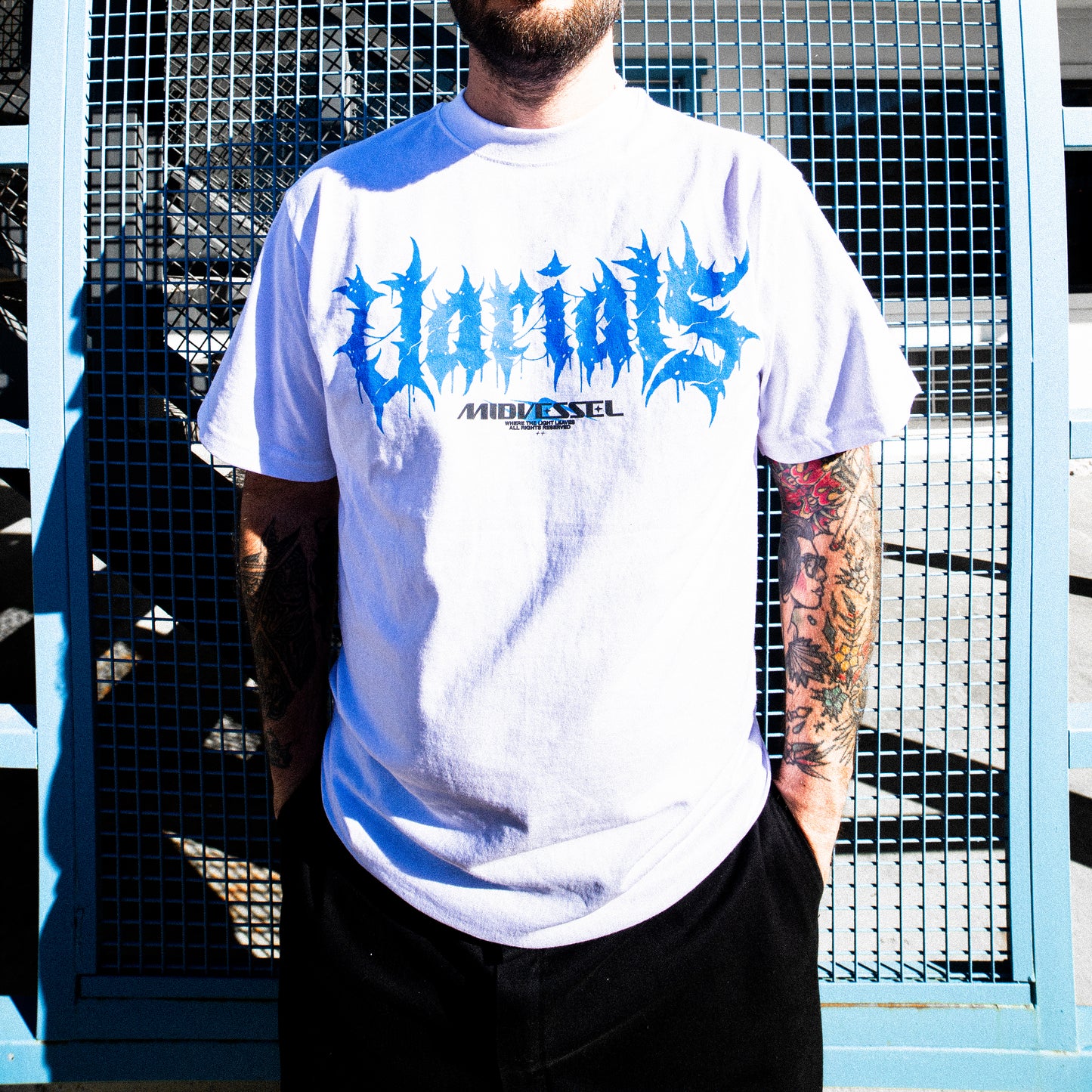 VARIALS X MIDVESSEL COLLAB TEE - WHITE