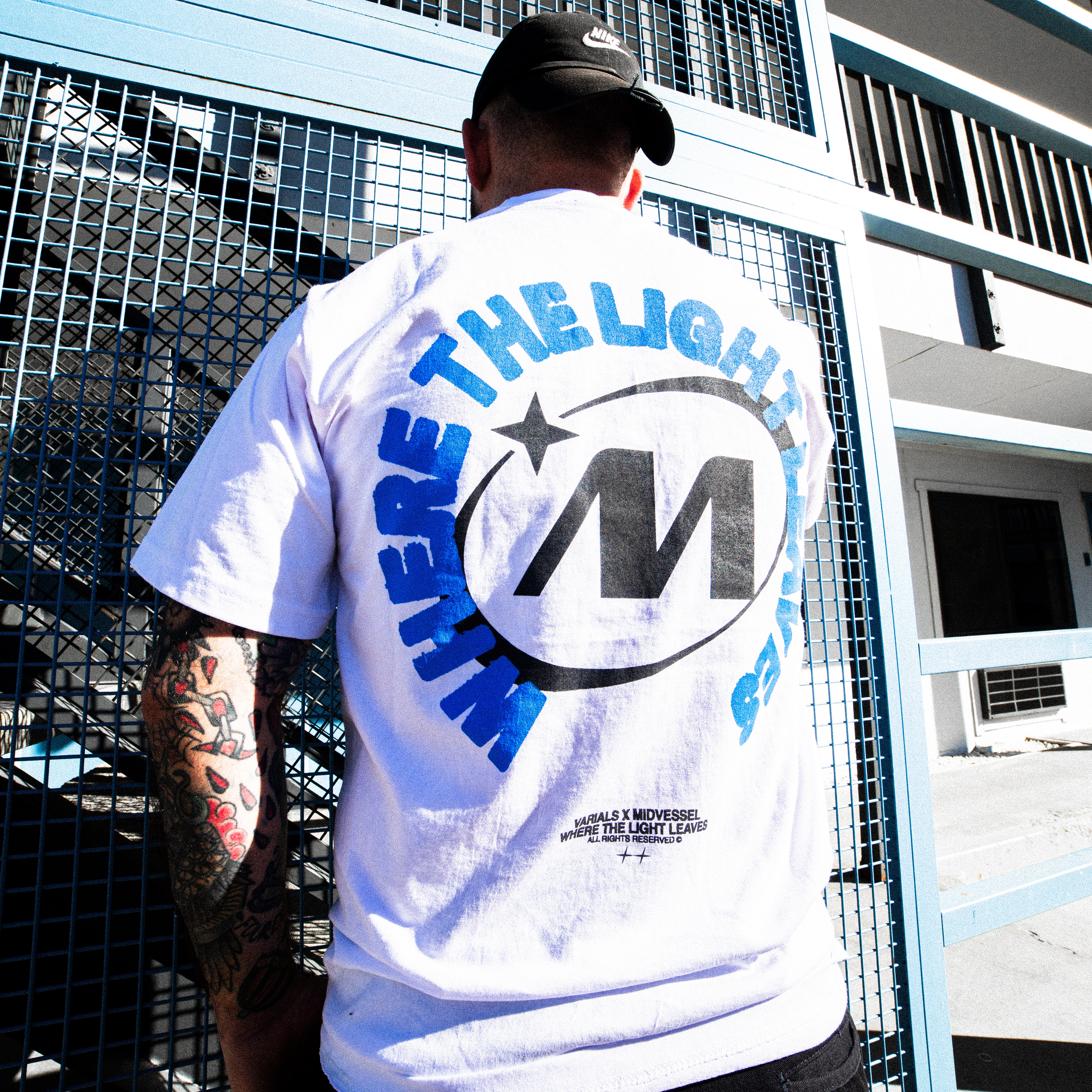VARIALS X MIDVESSEL COLLAB TEE - WHITE – VARIALS WORLDWIDE