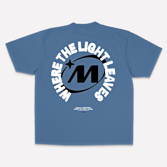 VARIALS X MIDVESSEL COLLAB TEE - FADED DENIM