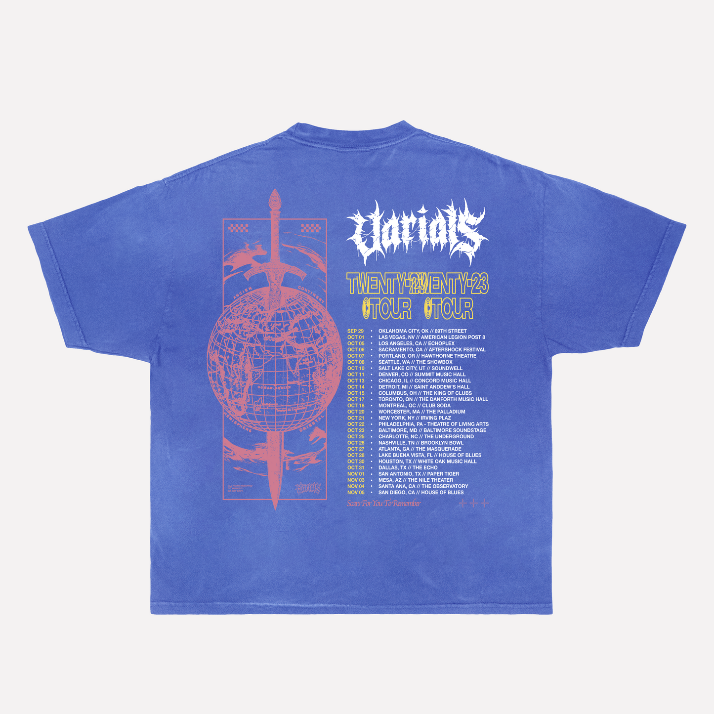 FATALISM TOUR TEE