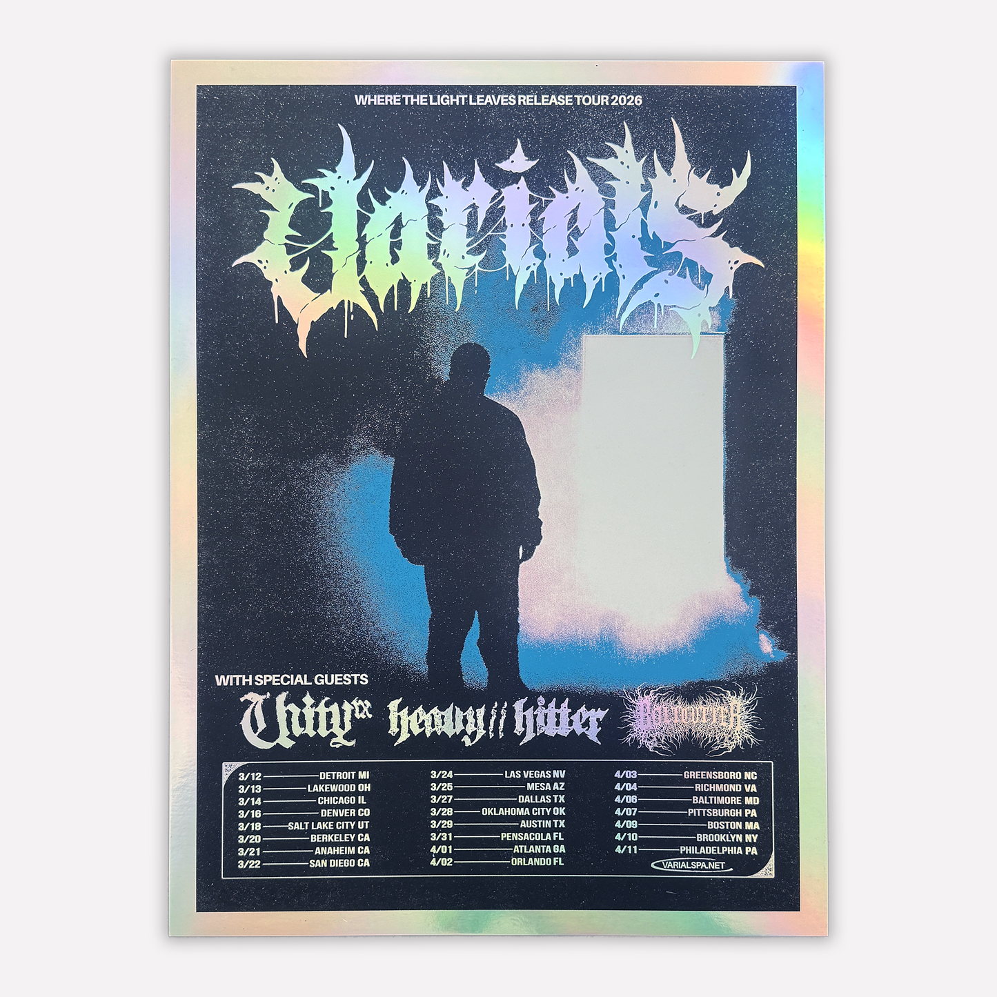 WTLL SCREEN PRINT FOIL POSTER