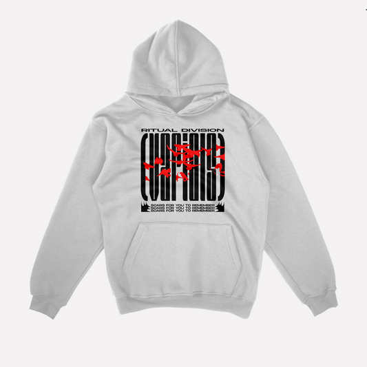 SPLATTER HOODIE - LIGHT STEEL