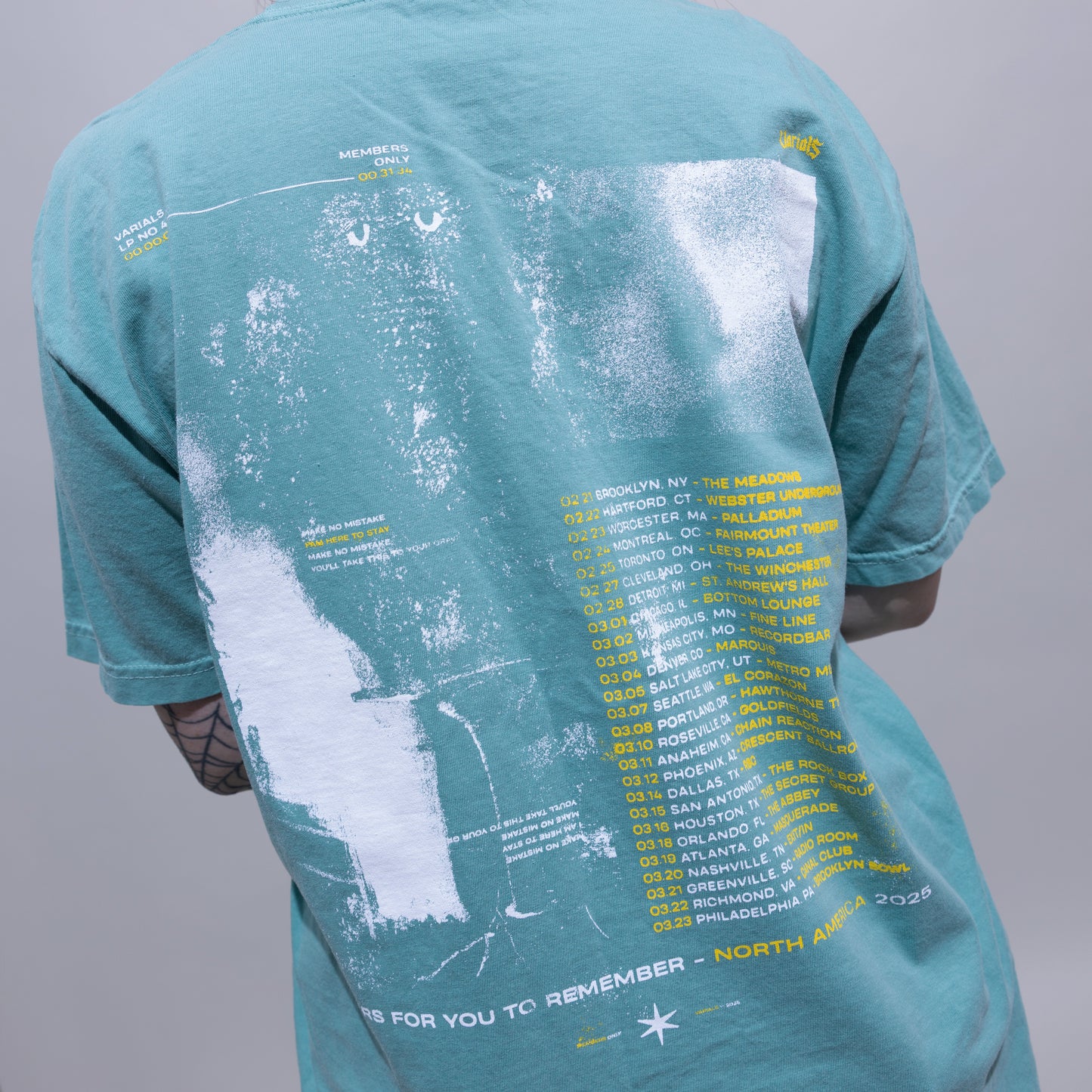 EXCESSIVE GUILT TOUR TEE