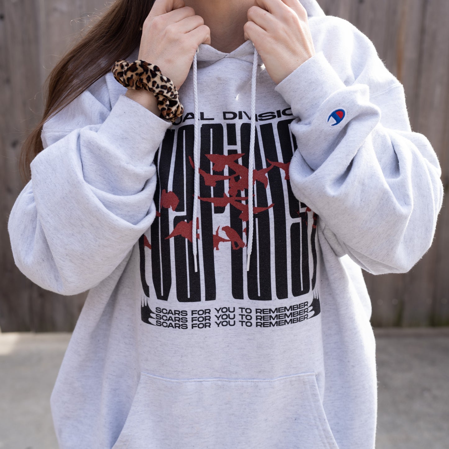SPLATTER HOODIE - LIGHT STEEL